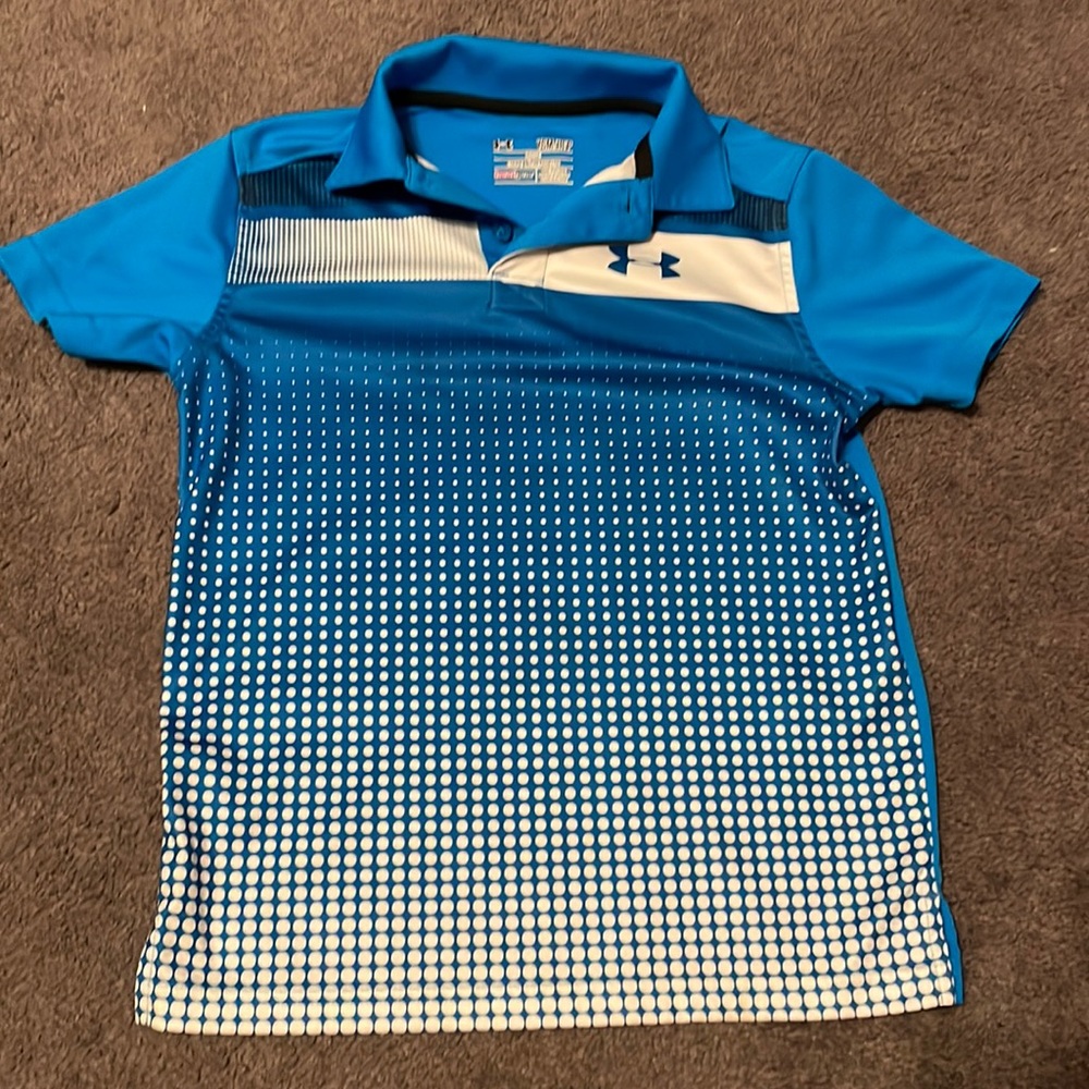 Under armour youth small polo